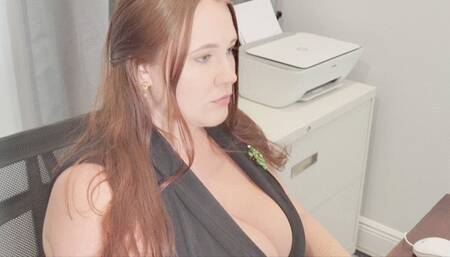 Bossy Step-Mom Has You Lick Her Holes at Work