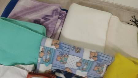 Blanket mummification in fleece