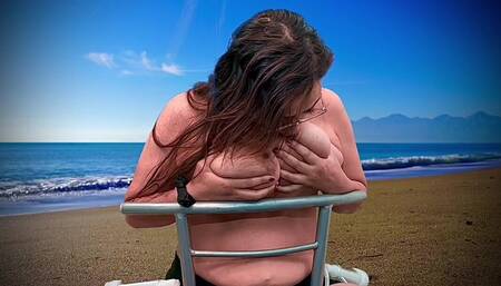 Hucow milking my tits