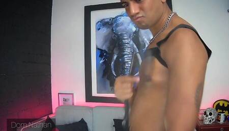 Slave session. Humiliation BDSM session with a webcam user, cars up table, rules are defined, under my feet