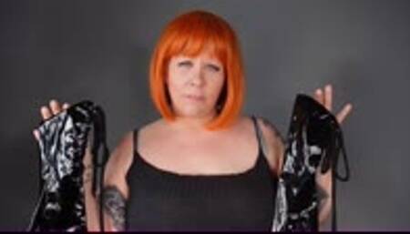 Creepy Stepbro Transformed into Vinyl Gloves and Teased WMV 1080 Masturbation in Vinyl Gloves