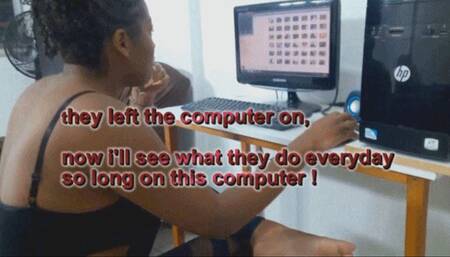 Ciara in punished for being curious !