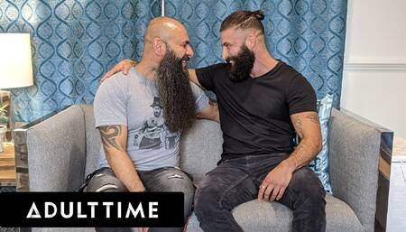 ADULT TIME - Trans Stud Trip Richards Savors Bear Partner's Huge Cock