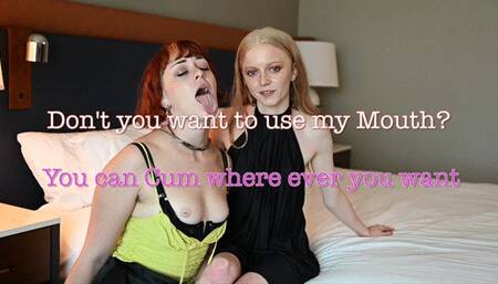 Dont you want to Fuck her pretty little face - Lady Alice Payne and Claire Cummings JOI HD 1080p Mov