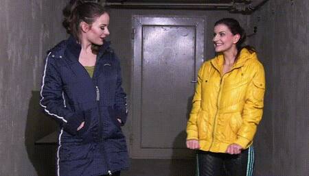 the bad down jacket girls gang - mp4 720p