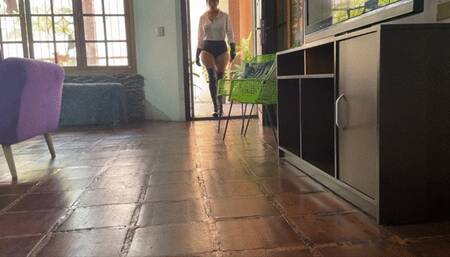 Milah Arches Dominant Mistress in Black Boots