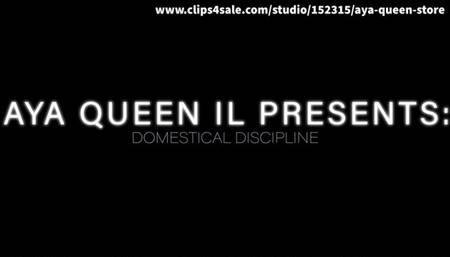 Hey SLAVE! Mommy is giving some domestic discipline by hard SPANKING -Hebrew dubbed with English subtitles-