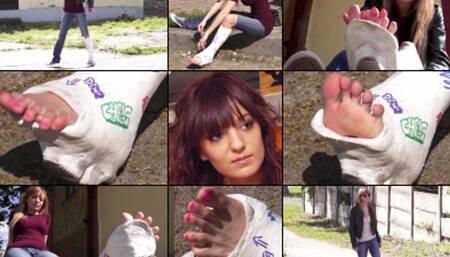 Hugi Term SLWC Gimping Around Town and Taking a Necessary Toe Curling Break (in HD 1920X1080)