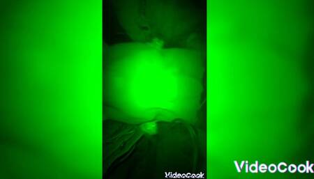 Using my friend's mom's wet hooked mo in the basement