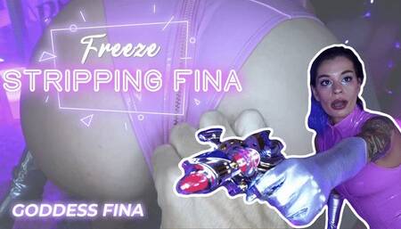 Freeze Stripping Goddess Fina (UHD WMV)