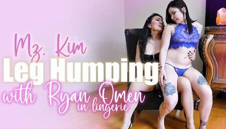 Mz Kim Leg Humping Ryan Omen in Stockings (WMV)