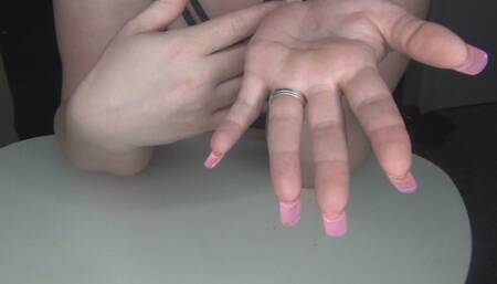 Hand Worship On Desk (MP4) ~ MissDias Playground