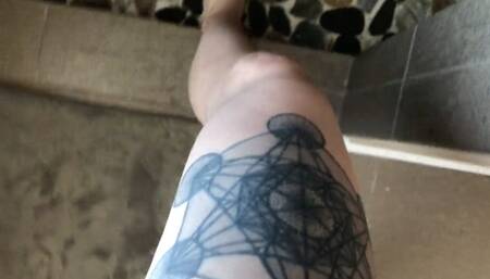 Dirty Feet with Hairy Legs