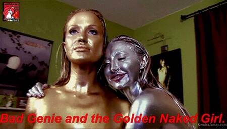 Kendra James and Angela Sommers:Bad Genie and the Golden Naked Girl! 720