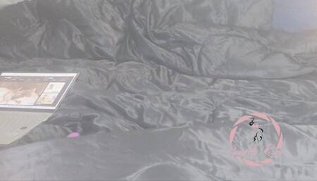 BBW-SSBBW plays with herself in purple panties