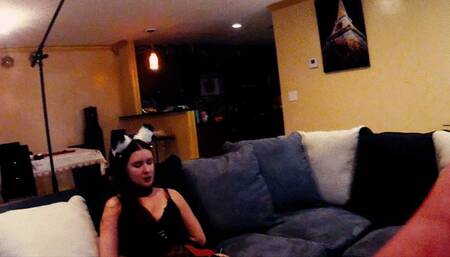 Pet Kitty Violet Spice Let's Cat Dom use her pussy