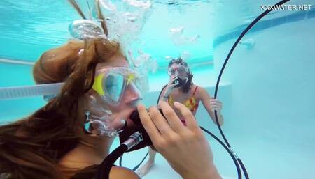 Naughty Katya - hungarian video - Underwater Show