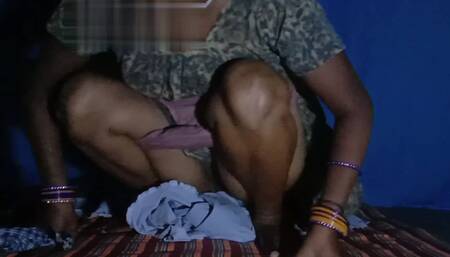 Amature Indian village couple mid night nonstop romance