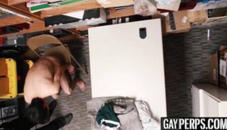 Twink suspect gets bareback screwed by a horny officer