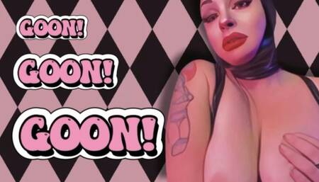 Goon Goon Goon latex hood