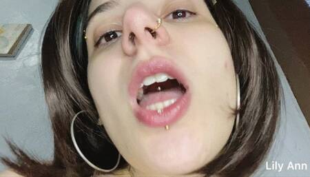 teasing you with my snot