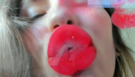 You under my red lips