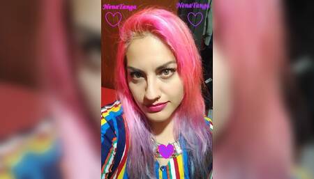 Sexy beauty E-goth girl Masturbating