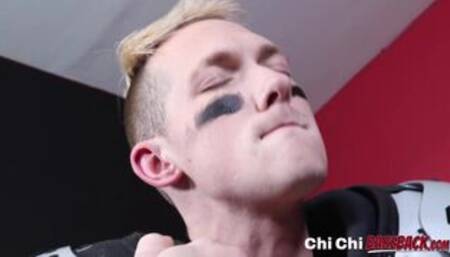 Jackson Cooper and Bennett Anthony bareback in locker room