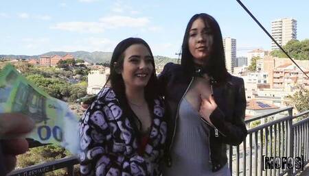 Public Pickups featuring Maria Wars and Valeria Valois's big tits dirt
