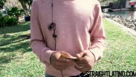 Latino straighty getting bareback banged hard in POV