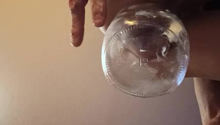 Me cupping my A- hole