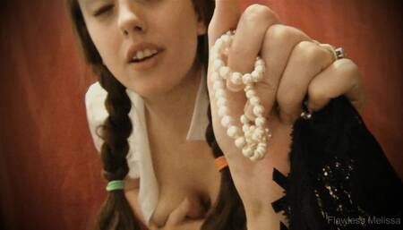 Eat my pearl panties