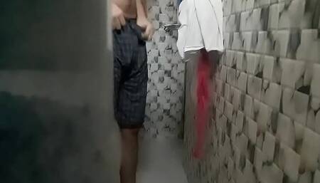 My first bathroom video Sex video