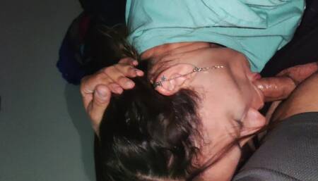 4K!!! Mamada casera mi esposa me hace terminar con una rica mamada