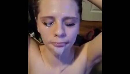 Plastered on CUM