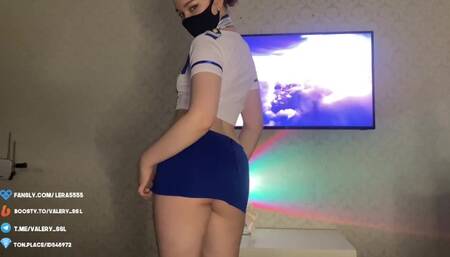 Трахнул стюардессу после рейса