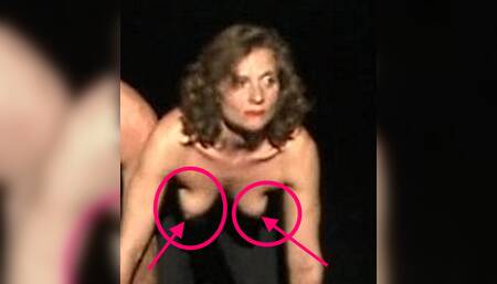 Vittoria De Ferrari Sapetto shows her nice MILFy tits