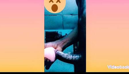 Big black cock and vagina sex toy