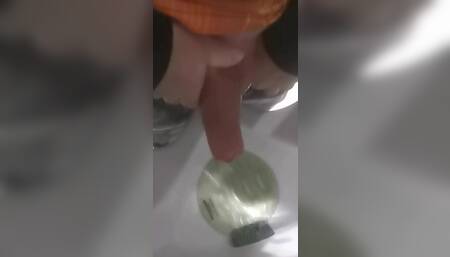 Close up urinal