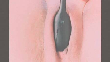 Hitting the pussy with stepmommy's spoon.
