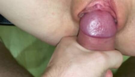 I RUB MY DICK ON HER PUSSY AND CUM