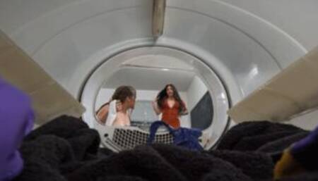 Trans latina fucks stepsis while stuck