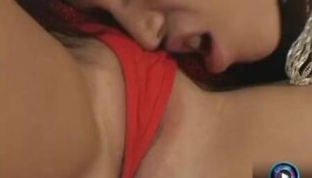 Provocative babes Jasmine and Mya Diamond with wet dildo sessions