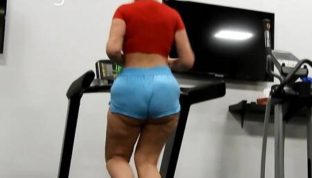Rhonda Pawg and Carla Running on Treadmill - BigButtBounceTwerk