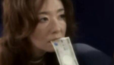 Japanese guy desires footjob in nylons