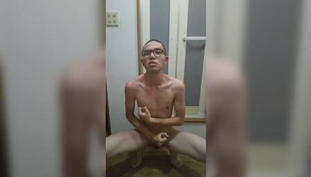 Takahiro Araki jerks off