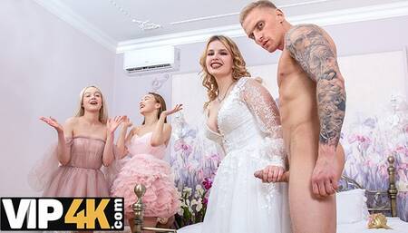 Incomparable Elis and Eva's wedding dirt