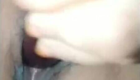 Indian Mature pussy satisfaction with Egg Plant