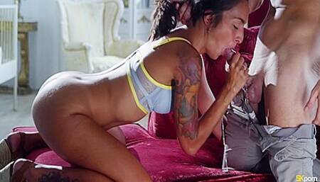 Anita Gorgeous Covered In Cum