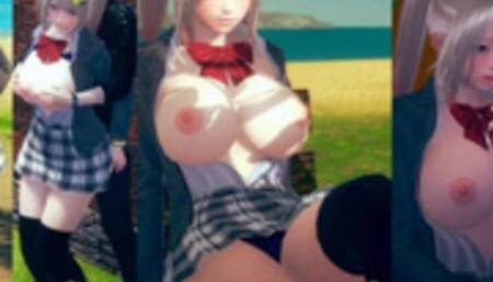 【性格ポジティブで明るい金髪爆乳】 AI少女プレイエロ動画 リアル3DCGエロゲーム【Hentai Game Ai Shoujyo 】Big tits blonde girl is rubbed